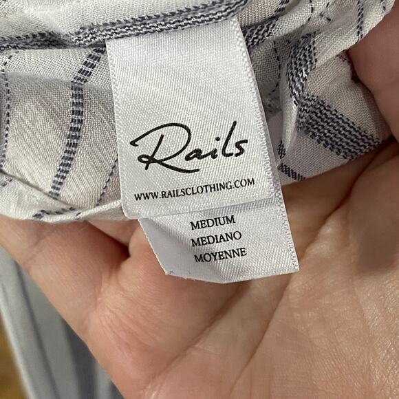 Rails • Grace Patriot Striped Lace Up Top - Picture 5 of 7